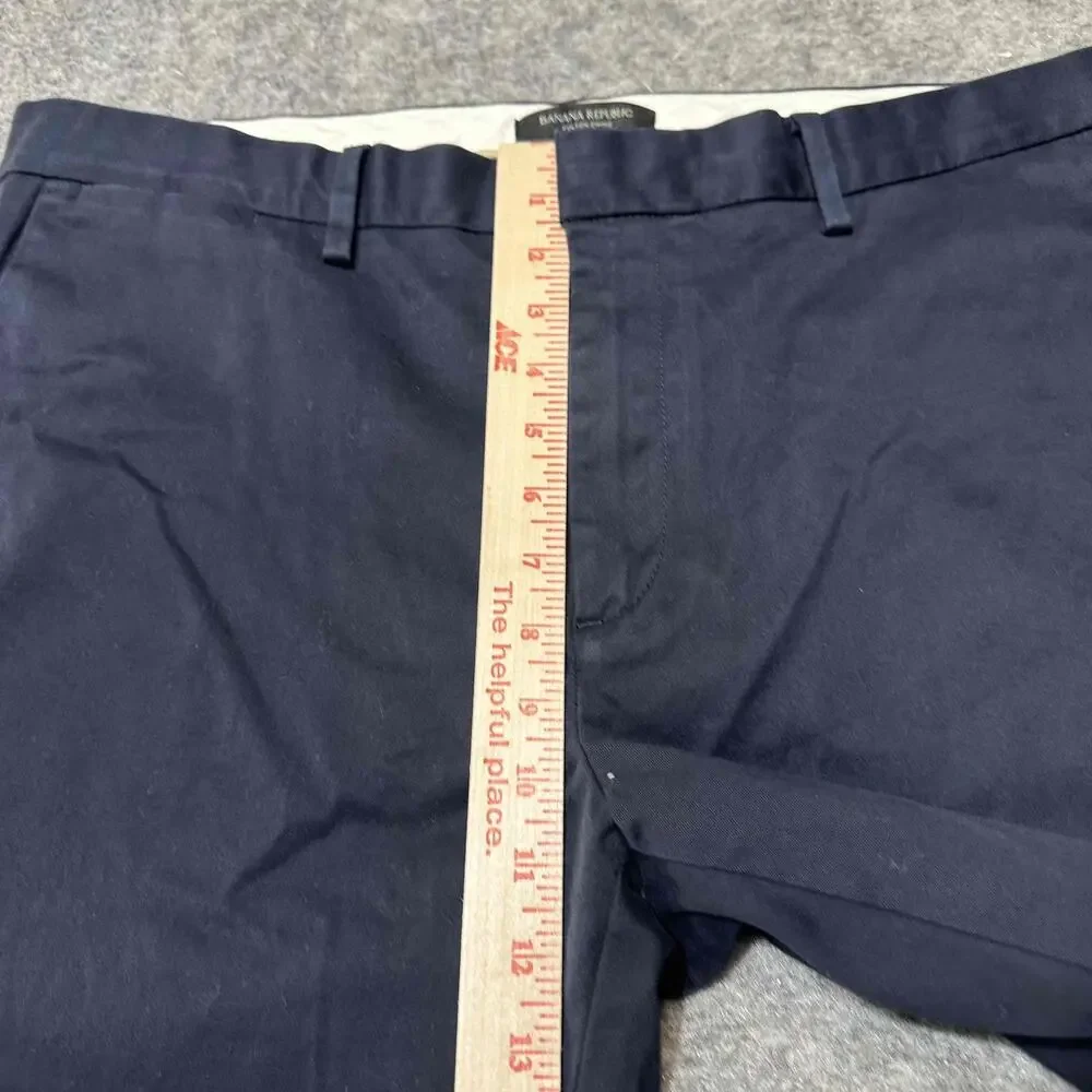 Banana Republic Fulton‎ Chino Pants Men's Size 36x30 Dark Blue Pants